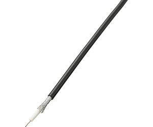 TRU Components Câble coaxial RG58 RG-58 1567202 75 ? 52 dB noir 100 m
