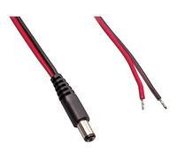 TRU COMPONENTS Câble de raccordement basse tension TC-2511274 DC mâle - extrémité(s) ouverte(s) 5.50 mm 5.00 m 1 pc(s)