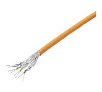 TRU COMPONENTS Câble réseau CAT 6a S/FTP 4 x 2 x 0.24 mm² orange 100 m