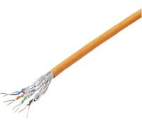 TRU COMPONENTS Câble réseau CAT 6a S/FTP 4 x 2 x 0.24 mm² orange 305 m