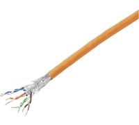 TRU COMPONENTS Câble réseau CAT 7a S/FTP 4 x 2 x 0.26 mm² Certifié CR-Dca orange 100 m
