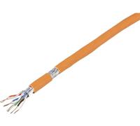 TRU COMPONENTS Câble réseau CAT 7a S/FTP 4 x 2 x 0.26 mm² Certifié CR-Dca orange 50 m