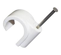 TRU COMPONENTS Cavalier TC-10354932 Plage de Ø du faisceau 7 mm (max) blanc 100 pc(s)