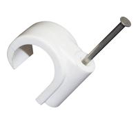TRU COMPONENTS Cavalier TC-10354936 Plage de Ø du faisceau 10 mm (max) blanc