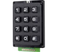 TRU COMPONENTS Clavier à touche Matrice de clavier 3 x 4 1 pc(s)