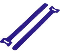 TRU COMPONENTS Collier de serrage auto-agrippant pour grouper partie velours et partie agrippante (L x l) 180 mm x 12 mm bleu 20