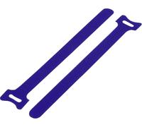 TRU COMPONENTS Collier de serrage auto-agrippant pour grouper partie velours et partie agrippante (L x l) 125 mm x 12 mm bleu 20 pc(s)