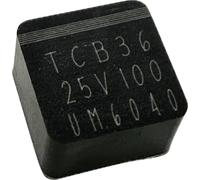 TRU COMPONENTS Condensateur électrolytique CMS 0604 100 µF 25 V 20 % (L x l x H) 6.5 x 6.5 x 4.0 mm 1 pc(s)