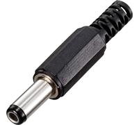 TRU COMPONENTS Connecteur basse tension mâle, droit 5.5 mm 2.5 mm Bulk