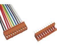 TRU COMPONENTS Cordon fil à carte assemblé Nbr de rangées: 1 Nombre de pôles par rangée: 3 TC-2506229