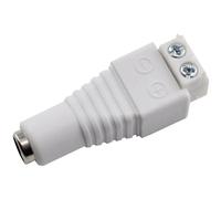 TRU COMPONENTS DC14-F-WT Connecteur basse tension femelle, droit 5.5 mm 2.1 mm