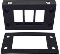 TRU COMPONENTS DVK 10/6 Barrette dentrée de câble Ø max. des bornes 16 mm Polyamide noir 1 pc(s)