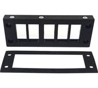 TRU COMPONENTS DVK 24/10 Barrette dentrée de câble Ø max. des bornes 16 mm Polyamide noir 1 pc(s)