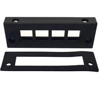 TRU COMPONENTS DVK-W4 Barrette dentrée de câble Ø max. des bornes 16 mm Polyamide noir 1 pc(s)