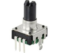 Tru Components EC12S-H6-20F7-24P-24CC Commutateur rotatif 5 V 0.5 mA 360° 1 pc., Bouton + interrupteur