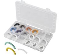 TRU COMPONENTS ECMKS-1 Clip de marquage Impression 0 - 9, L, N, R, S, T, PE, +, - Plage de Ø extérieur 1 à 3 mm