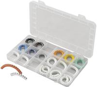 TRU COMPONENTS ECMKS-2 Clip de marquage Impression 0 - 9, L, N, R, S, T, PE, +, - Plage de Ø extérieur 2 à 5 mm