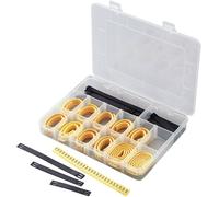 TRU COMPONENTS ECMKS-3 Clip de marquage Impression 0 - 9, +, - Plage de Ø extérieur 2 à 5 mm