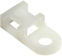 TRU COMPONENTS Embase de fixation vissable TC-6645712 naturel 100 pc(s)