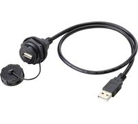 TRU COMPONENTS Embase USB 2.0 type A embase femelle 50 cm IP67 Contenu: 1 pc(s)