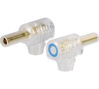 TRU COMPONENTS Fiche banane femelle, coudé Ø de la broche: 4 mm noir 1 pc(s)