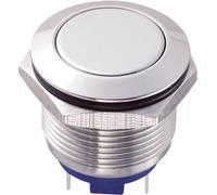 TRU COMPONENTS GQ19F-10/J/S Bouton-poussoir antivandalisme 48 V/DC 2 A 1 x Off/(On) à rappel 1 pc(s)