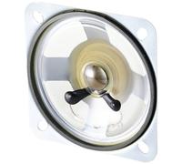 TRU COMPONENTS Haut-parleur miniature 7.7 cm 1 W 8 Ω 91 dB membrane en plastique, membrane transparente