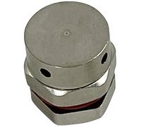 TRU COMPONENTS HX-BF-M6 Elément de compensation de pression M6 laiton (nickelé) laiton 1 pc(s)
