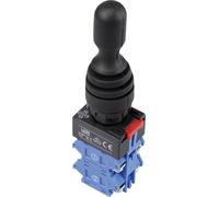 Tru Components Interrupteur à joystick LAS0-K, Bouton + interrupteur, Noir