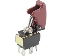 TRU Components Interrupteur à Levier 2 x on/on TC-R13-28B-01/R17-10 1587823 250 V/AC 10 A à accrochage 1 pc(s)
