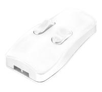 TRU COMPONENTS 98001c411 Interrupteur pour câble souple blanc 2 x Off/On 2 A 1 pc(s)