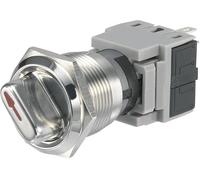 TRU COMPONENTS LAS1-BGQ-11X/21 Commutateur rotatif antivandalisme 250 V/AC 5 A Positions de commutation 2 1 x 90 ° IP40 1 pc(s)