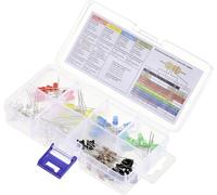 TRU COMPONENTS LED rouge, jaune, bleu, jaune-vert, blanc chaud, blanc froid rond 5 mm 90 mcd, 420 mcd, 2180 mcd, 19000 mcd 30 ° 20 mA 1.8 V, 2.4 V, 2.7 V, 3.4 V