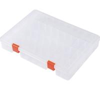 TRU COMPONENTS Mallette de rangement (L x l x H) 250 x 190 x 40 mm Nombre de compartiments: 36 séparations variables, avec poignée Contenu 1 pc(s)