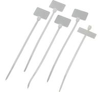 Marqueur de câble Surface de marquage : 20 x 13 mm Coloris naturel 539848 100 pcs