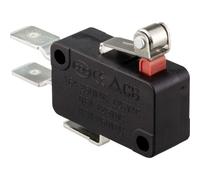 Tru Components Microrupteur avec rouleau KW3-16A-5B, Bouton + interrupteur