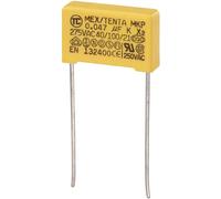 TRU COMPONENTS MKP-X2 Condensateur anti-parasite MKP-X2 sortie radiale 0.068 µF 275 V/AC 10 % 15 mm (L x l x H) 18 x 5 x 11 mm