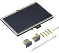 TRU COMPONENTS Moniteur écran tactile 12.7 cm (5 pouces) 800 x 480 Pixel Convient pour (kits de développement): Raspberry Pi®