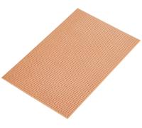 TRU COMPONENTS Platine Euro sans couche de cuivre Bakélite (L x l) 16 mm x 10 mm Pas 2.54 mm Contenu 1 pc(s)