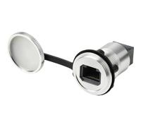 TRU COMPONENTS Prise encastrée TRU COMPONENTS RJ45/CAT5, prise/prise, IP67,