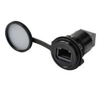 TRU COMPONENTS Prise encastrée TRU COMPONENTS RJ45/CAT5, prise/prise, IP67,