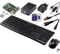 TRU COMPONENTS Pro Set Raspberry Pi® 3 B+ 1 GB 4 x 1.4 GHz avec alimentation, avec boîtier, avec refroidisseur, avec câble HDMI
