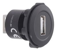 Prolongateur USB 2.0 USB femelle type A vers USB femelle type A TRU COMPONENTS USB-01-BK 1229317 1 pc(s)