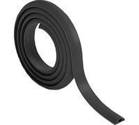 TRU COMPONENTS Protège-câbles 1570428 PVC noir Nombre de canaux: 1 1800 mm Contenu: 1.8 m