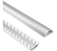 TRU COMPONENTS Protège-câbles 1572569 PVC argent Nombre de canaux: 1 1000 mm