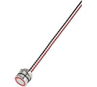 TRU COMPONENTS PS193P10Y01R24L Interrupteur piézo rouge (Ø) 22 mm 1 pc(s)