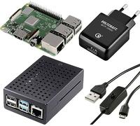 TRU Components Pure Set Raspberry Pi® 3 B+ 1 Go 4 x 1,4 GHz avec bloc d'alimentation et boîtier