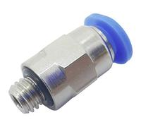 TRU COMPONENTS Raccord droit PC4-M5C - Diamètre du tube : 4mm - Dimensions du filetage : M5 x 0,8