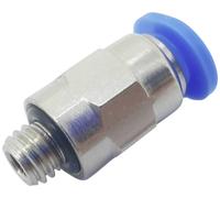 TRU COMPONENTS Raccord droit PC6-M5C Ø de tuyau: 6 mm Taille du filetage: M5 x 0.8
