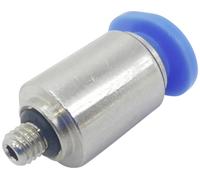 TRU COMPONENTS Raccord droit POC4-M5C Ø de tuyau: 4 mm Taille du filetage: M5 x 0.8